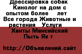 Дрессировка собак (Кинолог на дом с опытом более 10 лет) - Все города Животные и растения » Услуги   . Ханты-Мансийский,Пыть-Ях г.
